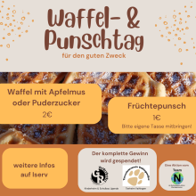 Poster Waffel- und Punschtag